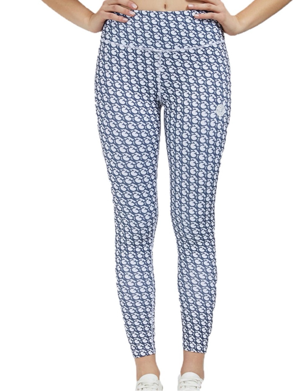 Navy and White Guess Leggings